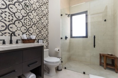 An additional villa bathroom