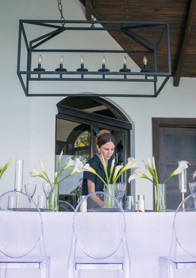 A table set for a celebration